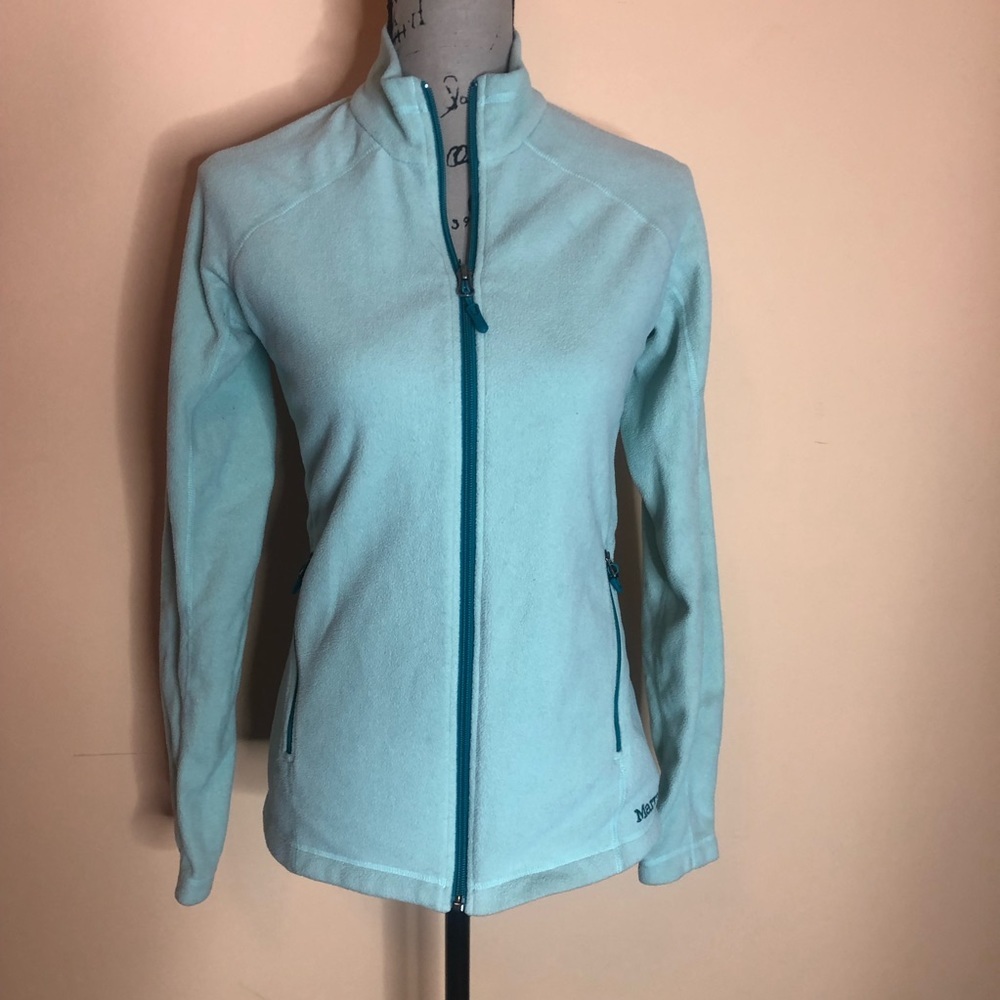 💚Marmot mint green fleece
